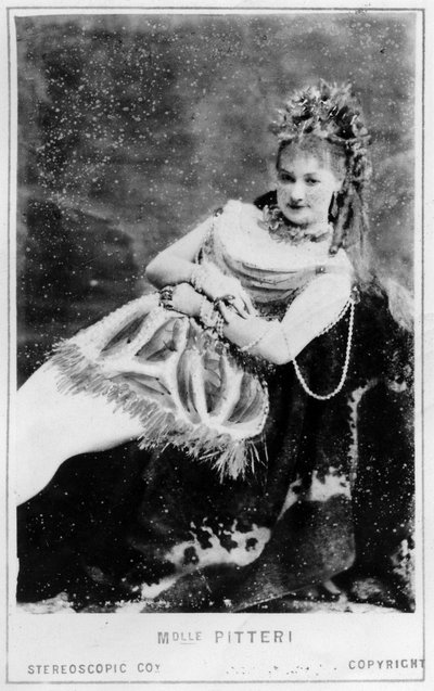 Carte de Visite of Mlle Pitteri by English Photographer